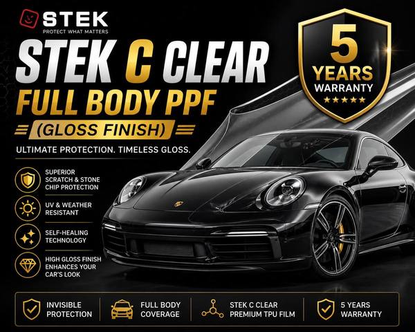STEK C Clear Full Vehicle Protection Film - High Gloss Finish - 5 yrs